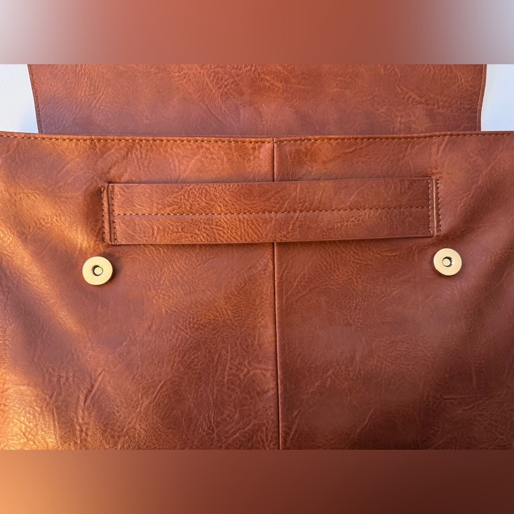 NOATD Brown Leather Handle Clutch Bag - Picture 5 of 12